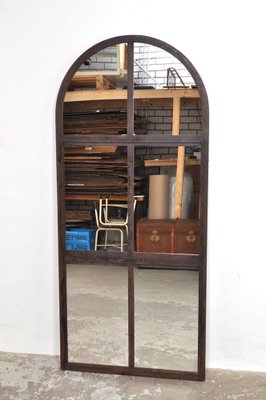 Industrial Mirror in Cast Iron, 1900s-AOX-1720719