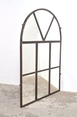 Industrial Mirror in Iron, 1940s-AOX-1765333