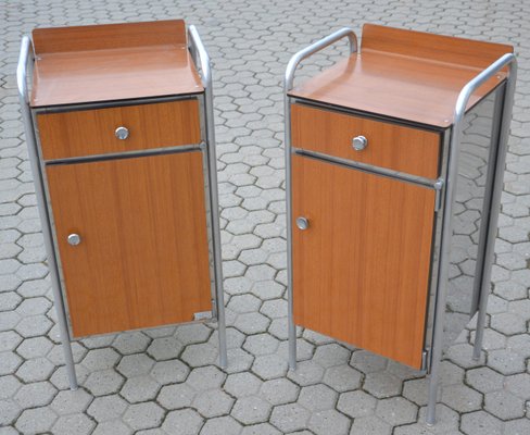 Industrial Nightstands, 1960s, Set of 2-OEC-866353