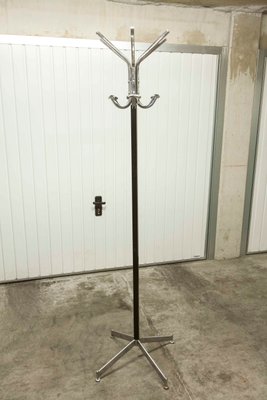 Industrial Parrot Coatstand in Chrome and Black, 1960s-VQY-1009382