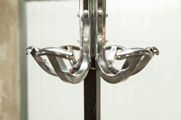 Industrial Parrot Coatstand in Chrome and Black, 1960s-VQY-1009382