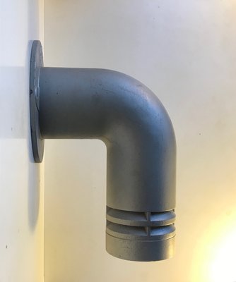 Industrial Pipe Outdoor Wall Lamp by Ole Pless Jørgensen for Nordisk Solar, 1970s-LCR-787697