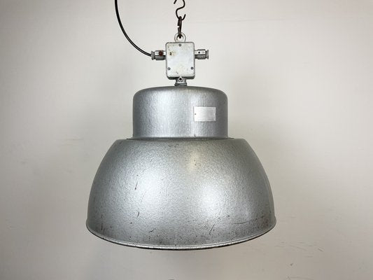 Industrial Polish Factory Pendant Lamp from Mesko, 1970s-CGF-1305224