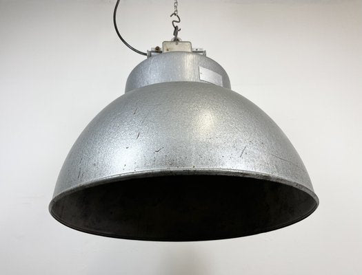 Industrial Polish Factory Pendant Lamp from Mesko, 1970s-CGF-1305224