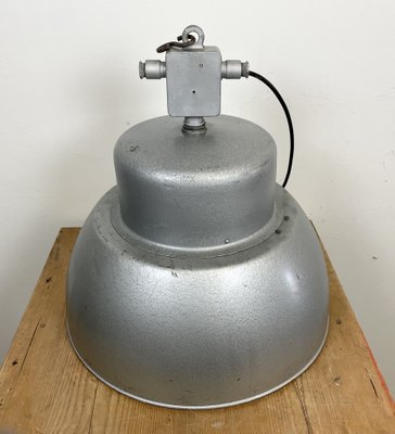 Industrial Polish Factory Pendant Lamp from Mesko, 1970s-CGF-1305224