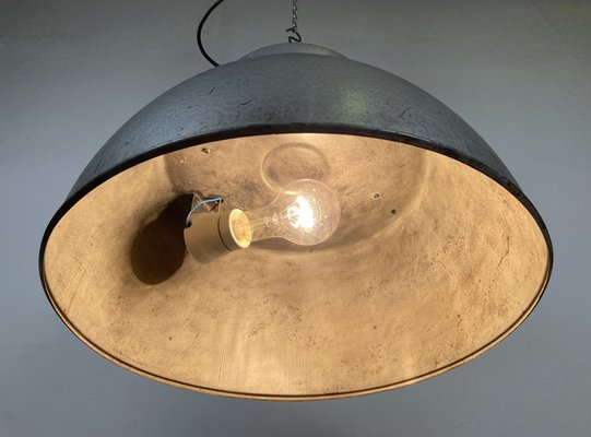 Industrial Polish Factory Pendant Lamp from Mesko, 1970s-CGF-1305224