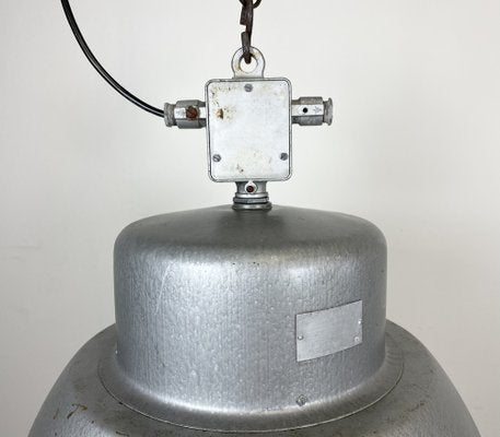 Industrial Polish Factory Pendant Lamp from Mesko, 1970s-CGF-1305224