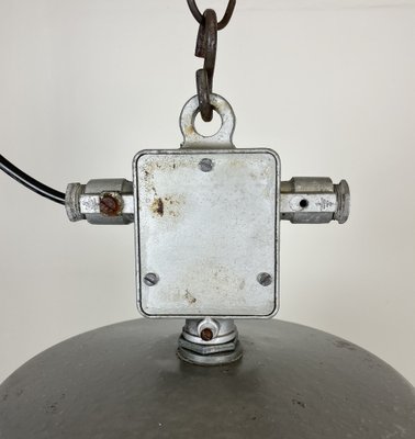 Industrial Polish Factory Pendant Lamp from Mesko, 1970s-CGF-1305224