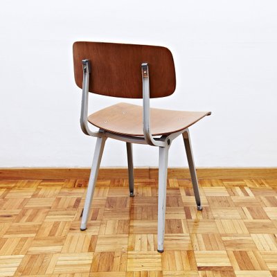 Industrial Rationalist Metal and Laminated Wood Result Chair by Friso Kramer for Ahrend De Cirkel, 1953-WM-1233032