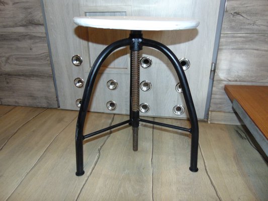 Industrial Rotating Workshop Stool, 1960s-CAQ-941038