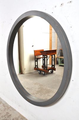 Industrial Round Mirror, 1950s-AOX-1449211