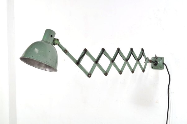 Industrial Scissor Wall Lamp, 1950s-AOX-2024590