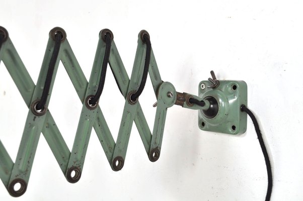 Industrial Scissor Wall Lamp, 1950s-AOX-2024590