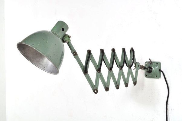 Industrial Scissor Wall Lamp, 1950s-AOX-2024590