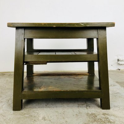 Industrial Side Table in Wood-LCQ-1292411