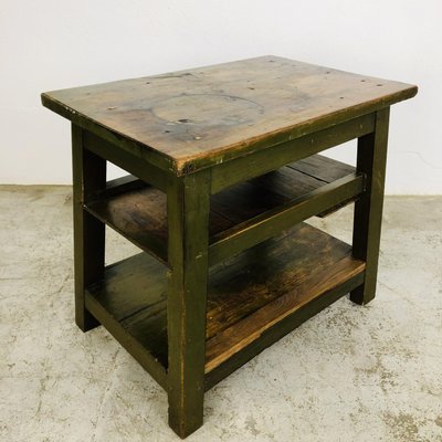 Industrial Side Table in Wood-LCQ-1292411