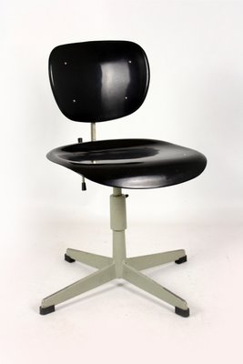 Industrial Steel and Plastic Desk Chair, 1970s-WVS-628211