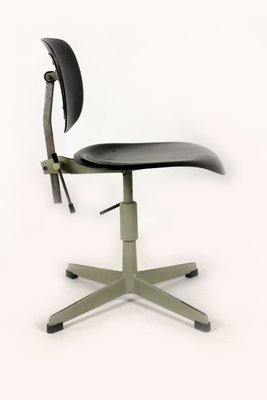 Industrial Steel and Plastic Desk Chair, 1970s-WVS-628211