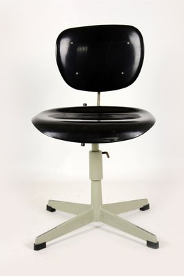 Industrial Steel and Plastic Desk Chair, 1970s-WVS-628211