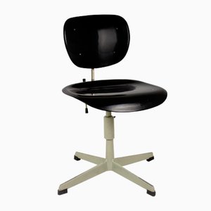 Industrial Steel and Plastic Desk Chair, 1970s-WVS-628211