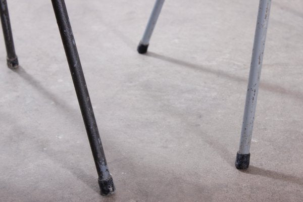 Industrial Steel Tube Chairs, Set of 4-VME-1440969