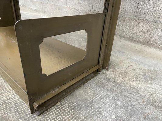 Industrial Strafor Shelf in Metal, 1930s-GQM-1284389