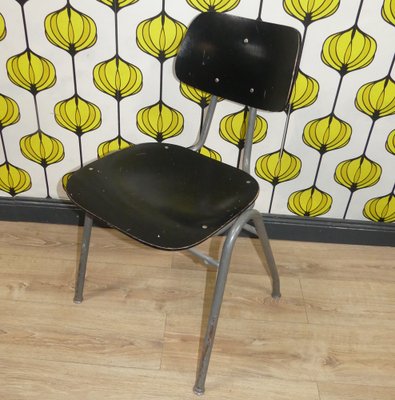 Industrial Style Chair with Metal Frame, 1960s-AFE-1789223