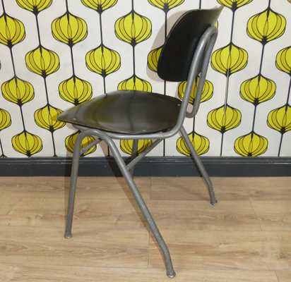 Industrial Style Chair with Metal Frame, 1960s-AFE-1789223