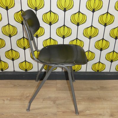 Industrial Style Chair with Metal Frame, 1960s-AFE-1789223