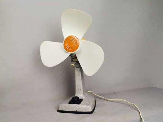 Industrial Style Metal Table or Wall Electric Fan, Ussr, 1983-SCS-1763591