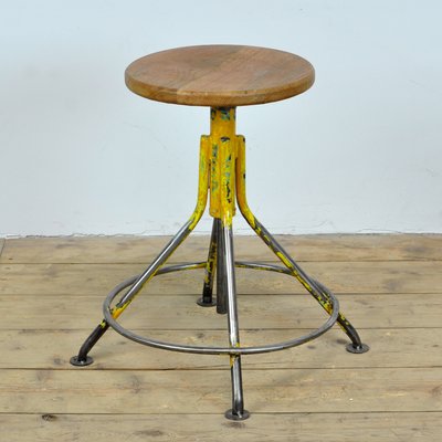 Industrial Swivel Stool, 1960s-IW-1298230