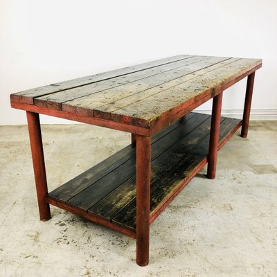 Industrial Table Workbench, 1950s-LCQ-1403559