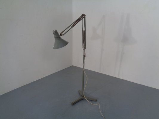 Industrial Terry Architectural Floor Lamp by H. Busquet for Hala, 1950s-RDW-717473