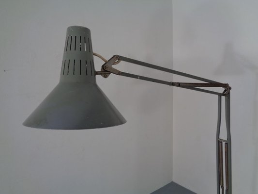 Industrial Terry Architectural Floor Lamp by H. Busquet for Hala, 1950s-RDW-717473