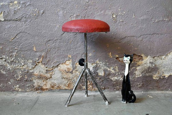 Industrial Tripod Stool, 1950s-AIU-1791548