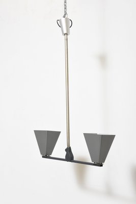 Industrial Uplighter Pendant Lamp, 1960s-KL-620380