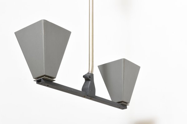 Industrial Uplighter Pendant Lamp, 1960s-KL-620380