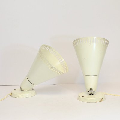 Industrial Wall Lights, 1950s, Set of 2-NE-681101