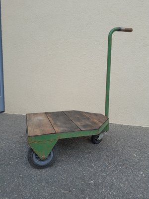 Industrial Wood & Metal Trolley-AIU-1317917