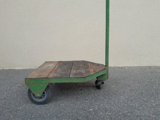 Industrial Wood & Metal Trolley-AIU-1317917