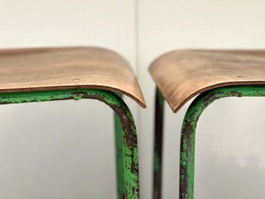 Industrial Wooden Chair, 1970s-ALG-1289973