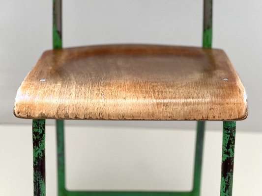 Industrial Wooden Chair, 1970s-ALG-1289973