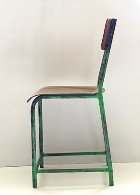 Industrial Wooden Chair, 1970s-ALG-1289973