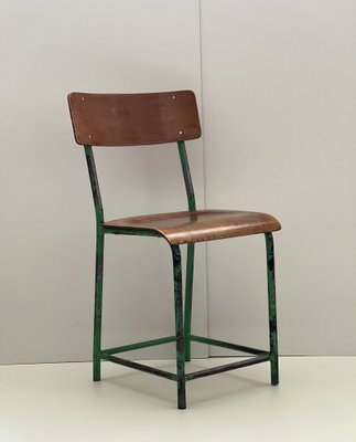 Industrial Wooden Chair, 1970s-ALG-1289973