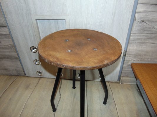 Industrial Workshop Stool, 1950s-CAQ-941044