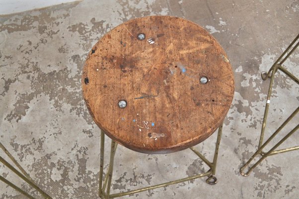 Industrial Workshop Stools, 1940s-AOX-1452731