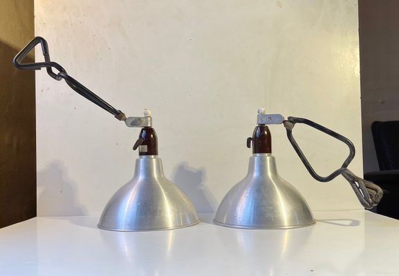 Industrial Workstation Clamp Sconces, 1960s, Set of 2-LCR-1148624