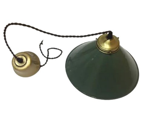 Inidustrial Hanging Lamp, 1940s-SNX-910627