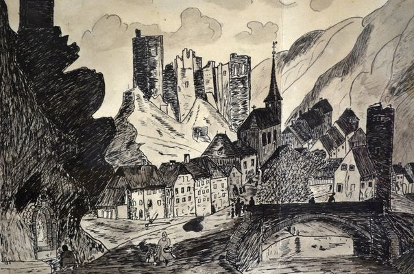 Ink Landscape, 1940s-AIU-800280