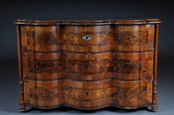 Inlaid Baroque Commode, 1740s-FLW-1402246